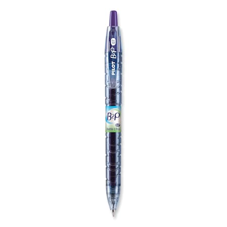 Pilot Ballpoint Pen, Retractable, Purple, PK12 72838